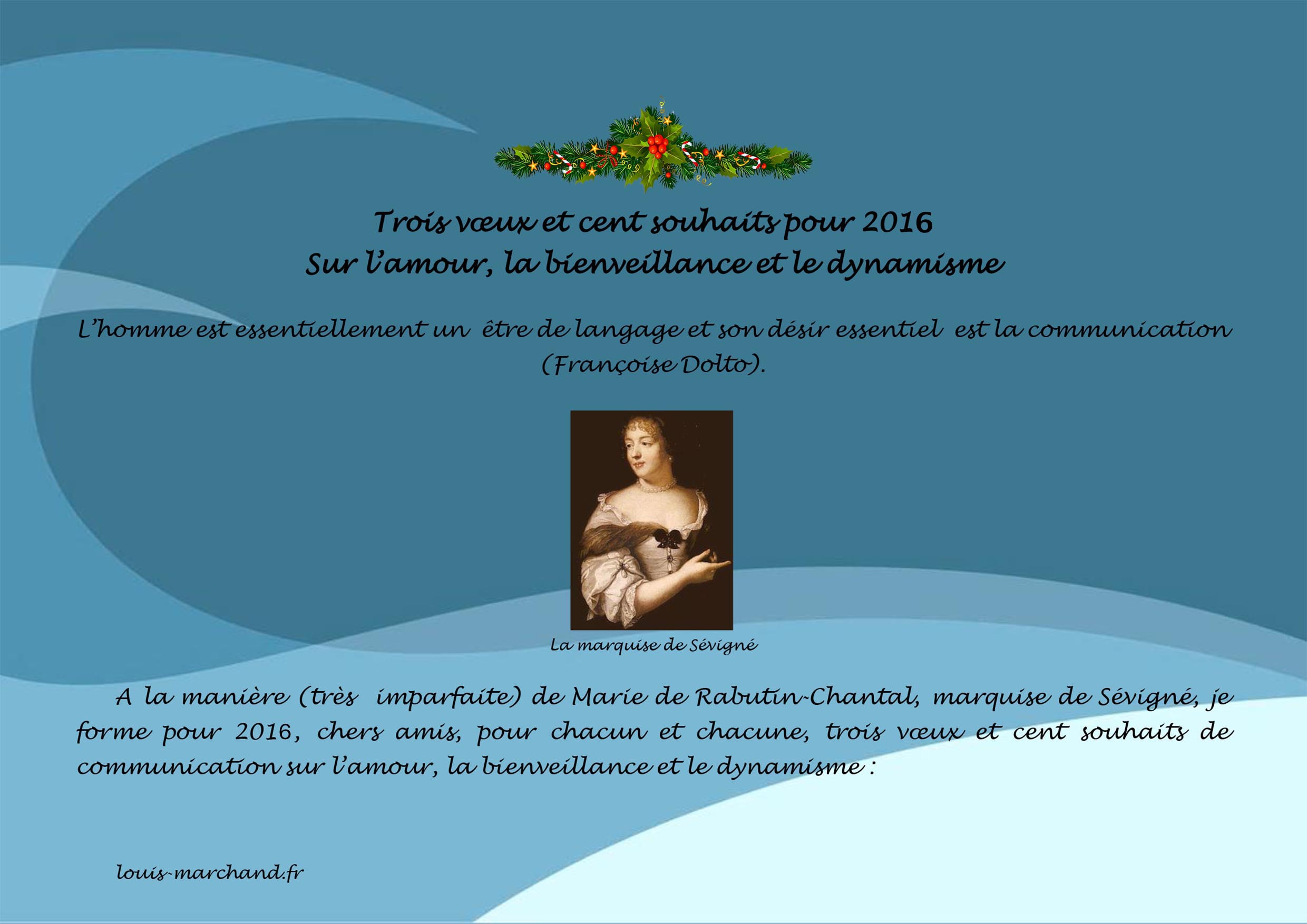 Trois vœux et cent souhaits pour 2016 francais